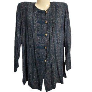 Jonathan Andrews Blouse Sz 12 retro Y2k Secretarycore Professional 90s Like New